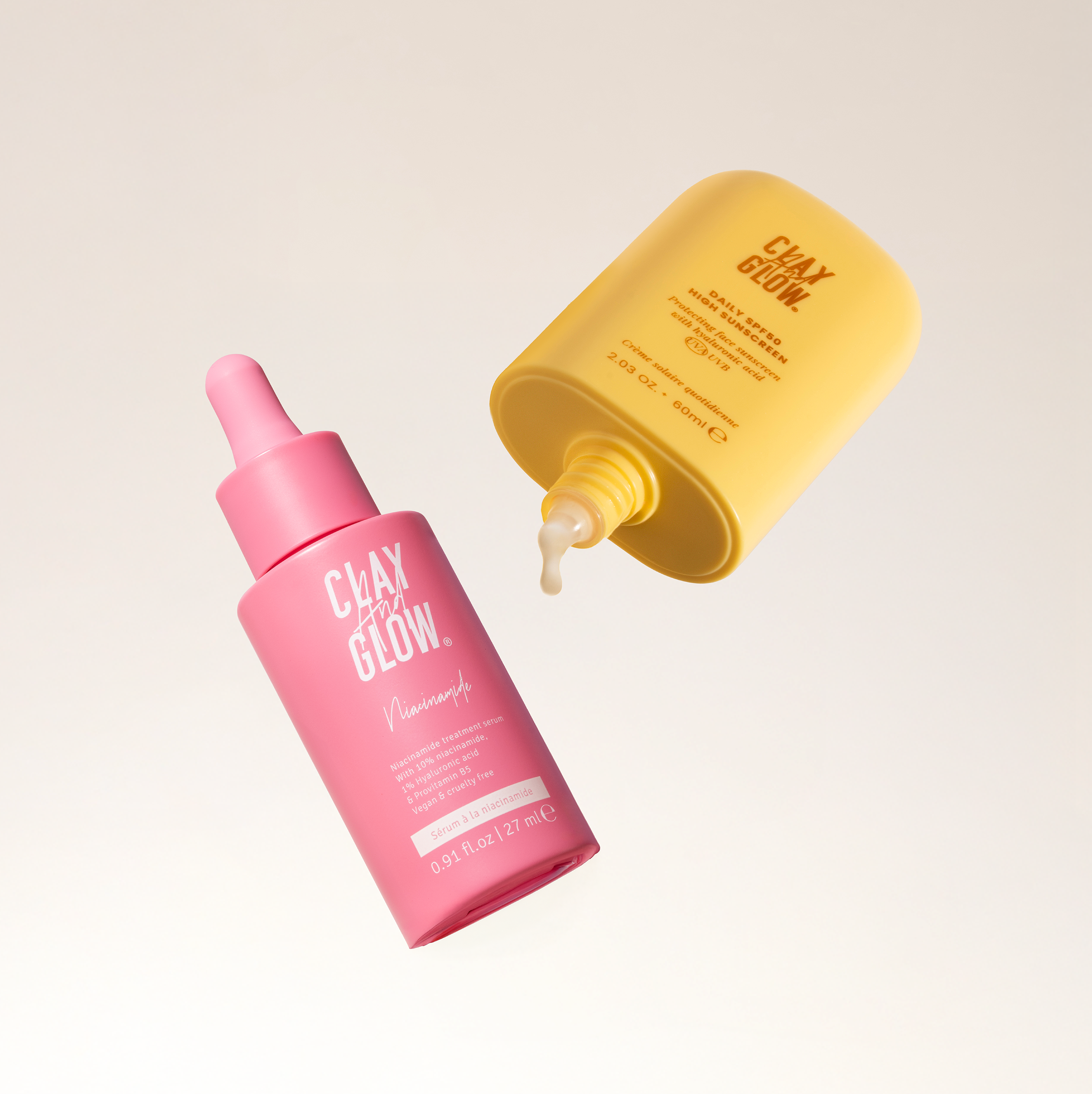 Duo deal: niacinamide serum + SPF sunscreen