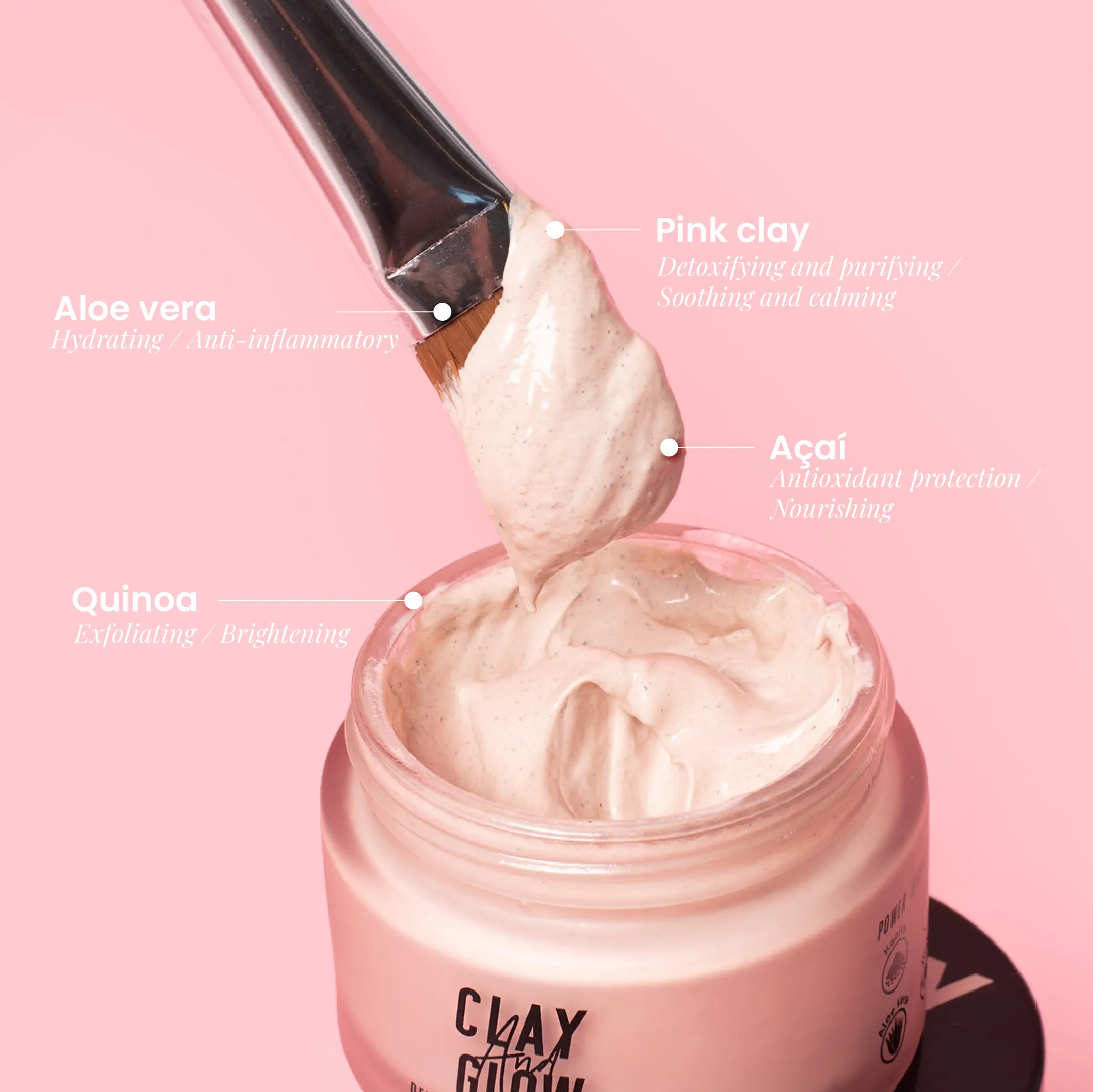 Masque à L'argile Rose